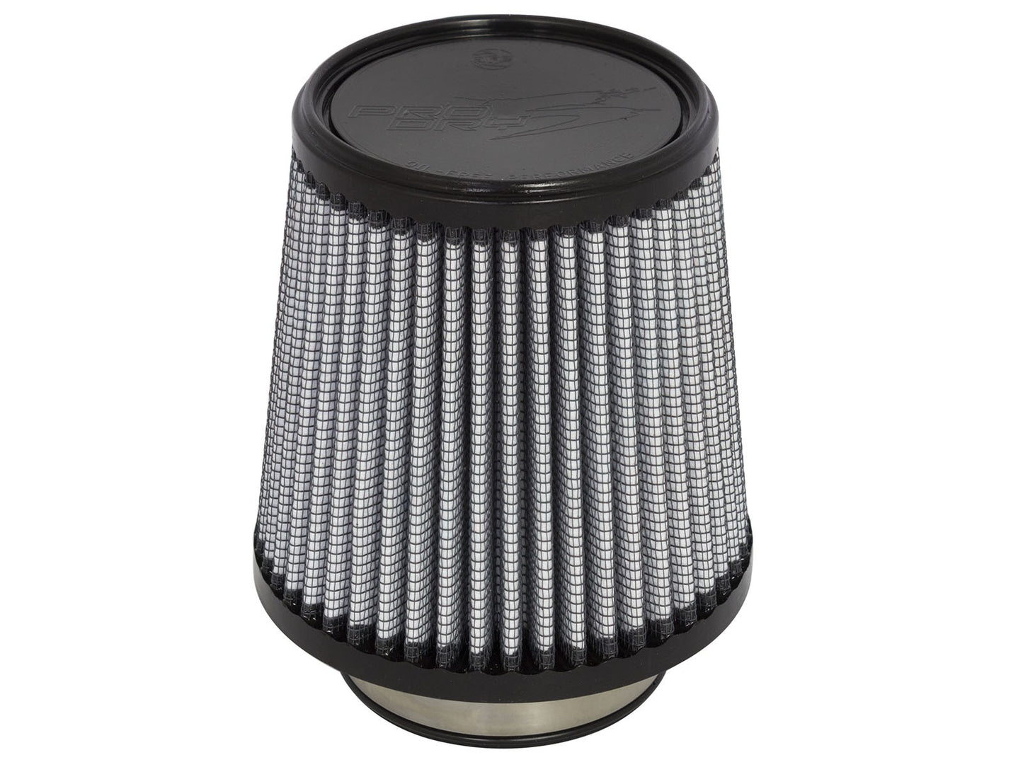 Magnum Flow Universal Clamp-On Air Filter w/ Pro Dry S Media 3-1/2 Inch F x 6 Inch B x 4-3/4 Inch T x 6 Inch H aFe Power