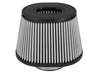 compare product Magnum Force Intake Replacement Air Filter w/ Pro Dry S Media 4 Inch F x (9x6-1/2) Inch B x (6-3/4x5-1/2) Inch T (Inverted) x 6-1/8 Inch H aFe Power