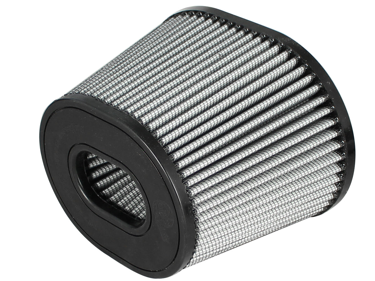 Magnum Force Intake Replacement Air Filter w/ Pro Dry S Media 4 Inch F x (9x6-1/2) Inch B x (6-3/4x5-1/2) Inch T (Inverted) x 6-1/8 Inch H aFe Power
