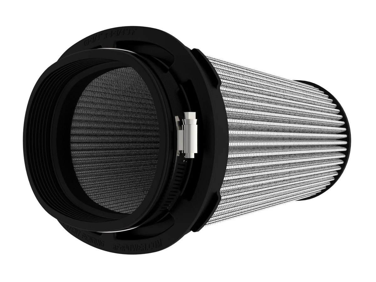 Momentum Intake Replacement Air Filter w/ Pro Dry S Media (6-3/4x4-3/4) Inch F X (8-1/4x6-1/4) Inch B X (7-1/4x5) Inch T (Inverted) X 9 Inch H aFe Power aFe Power