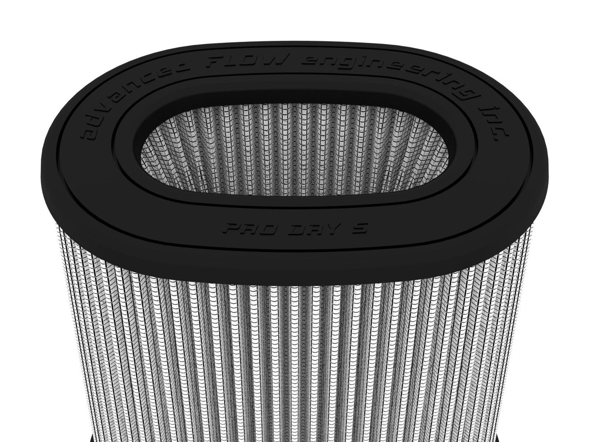 Momentum Intake Replacement Air Filter w/ Pro Dry S Media (6-3/4x4-3/4) Inch F X (8-1/4x6-1/4) Inch B X (7-1/4x5) Inch T (Inverted) X 9 Inch H aFe Power aFe Power