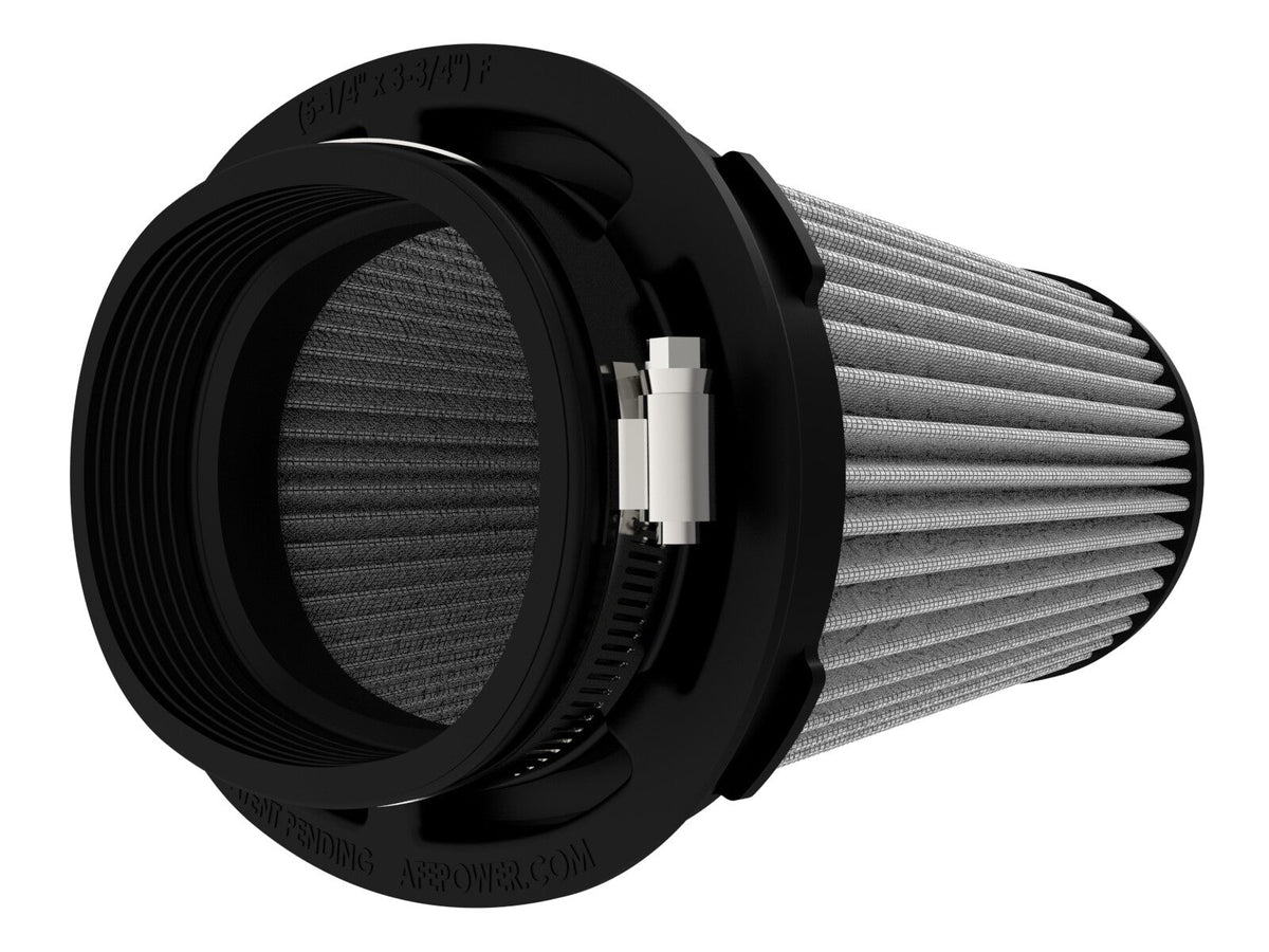 Momentum Intake Replacement Air Filter w/ Pro Dry S Media (5-1/4x3-3/4) Inch F x (7-3/8x5-7/8) Inch B x (4-1/2x4) Inch T (Inverted) x 6-3/4 Inch H aFe Power aFe Power