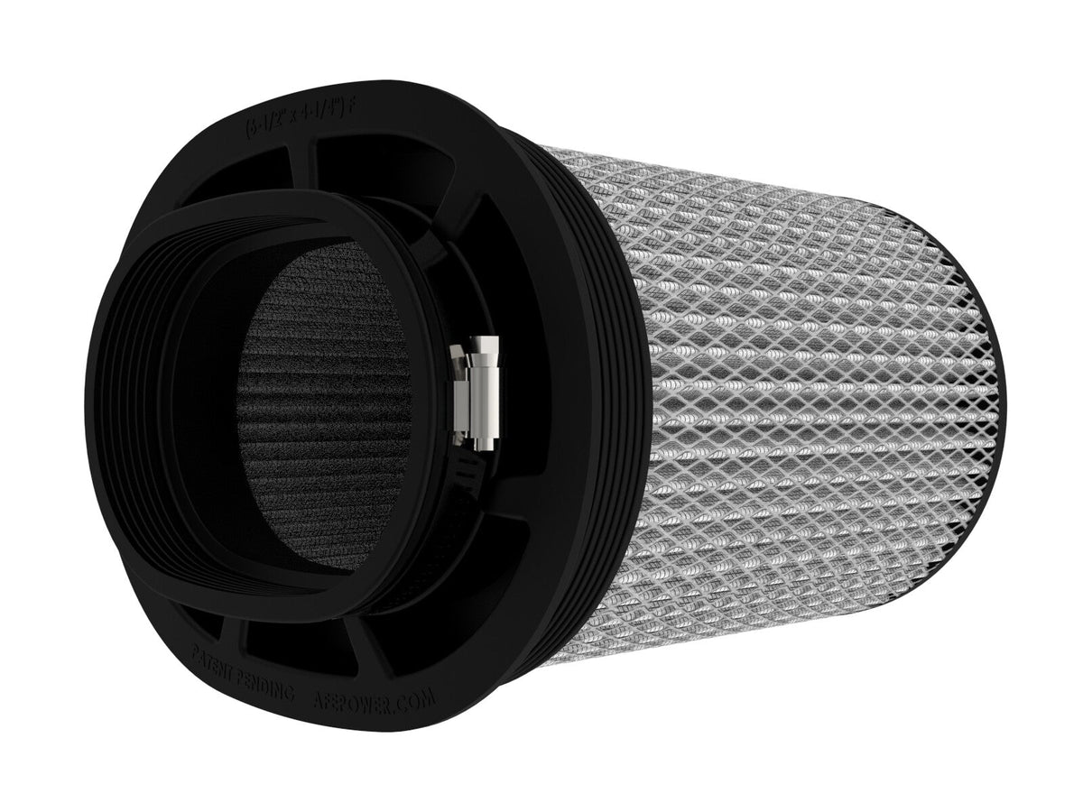 Momentum Intake Replacement Air Filter w/ Pro Dry S Media (6-1/2x4-3/4) Inch F x (9x7) Inch B x (9x7) Inch T (Inverted) x 9 Inch H aFe Power aFe Power