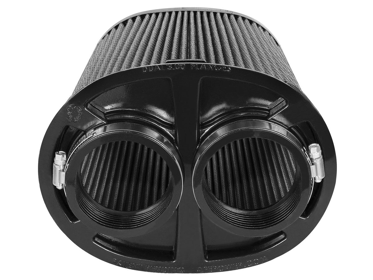 Momentum Intake Replacement Air Filter w/ Pro Dry S Media 3 Inch F (Dual) x (8-1/4 x 6-1/4) Inch B x (7-1/4 x 5) Inch T x 9 Inch H aFe Power aFe Power