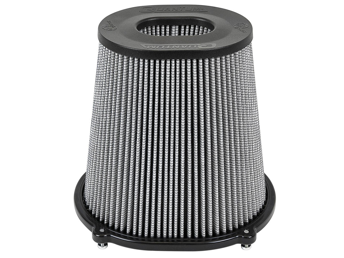 Quantum Intake Replacement Air Filter w/ Pro Dry S Media 5 Inch F x (10x8-3/4) Inch B x (6-3/4x5-1/2) T (Inverted) x 9 Inch H aFe Power aFe Power