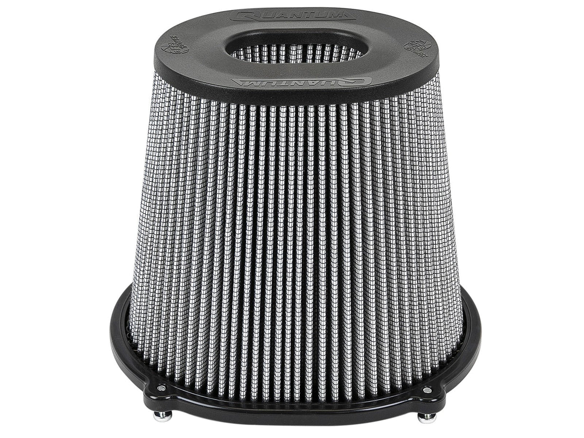 Quantum Intake Replacement Air Filter w/ Pro Dry S Media 5 Inch F x (10x8-3/4) Inch B x (6-3/4x5-1/2) T (Inverted) x 8 Inch H aFe Power aFe Power