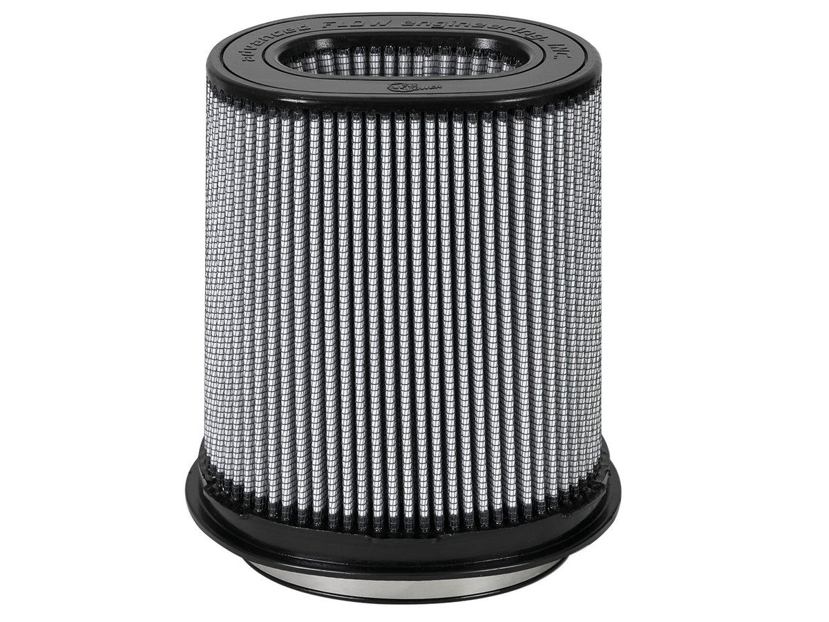 Momentum Intake Replacement Air Filter w/ Pro Dry S Media (6-3/4x4-3/4) F x (8-1/4x6-1/4) Inch B x (7-1/4x5) T (Inverted) X 9 Inch H aFe Power aFe Power