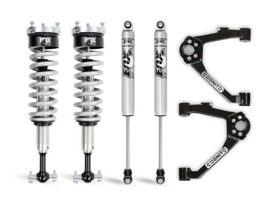 3-Inch Performance Leveling Kit With Fox 2.0 Ifp Shocks for 2007-2018 Silverado/Sierra 1500 2WD/4WD With OEM Cast Steel Control Arms Cognito Cognito Motorsports