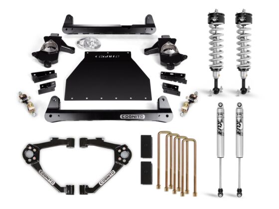 4-Inch Performance Lift Kit With Fox Ps Ifp 2.0 Shocks For 2007-2018 Silverado/ Sierra 1500 2WD/4WD With OEM Cast Steel Control Arms Cognito Cognito Motorsports