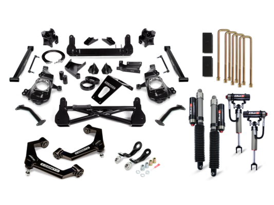 7-Inch Premier Lift Kit with Elka 2.5 Reservoir Shocks For 2020-2024 Silverado/Sierra 2500/3500 2WD/4WD Cognito Cognito Motorsports
