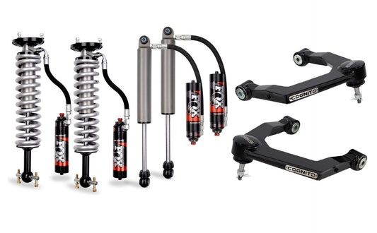 1-Inch Elite Ball Joint Leveling Kit with Fox 2.5 Elite Performance Series Shocks for 2019-2025 Chevy Trail Boss/ZR2 & GMC AT4/AT4X 1500 2WD/4WD Cognito Cognito Motorsports