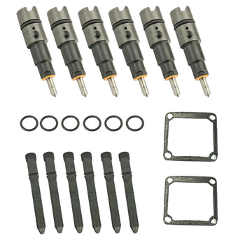 compare product New Bosch Injector Kit - 98.5-02 Cummins 5.9L w/Seals and Transfer Tubes Industrial Injection