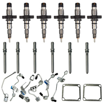 compare product II Reman Stock 5.9L 03-04 Injector Pack w/Connecting Tubes and Fuel Lines Industrial Injection