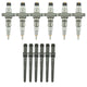 Dodge Remain Injector Pack For 2004.5-2007 5.9L Cummins Stock With Connecting Tubes Industrial Injection