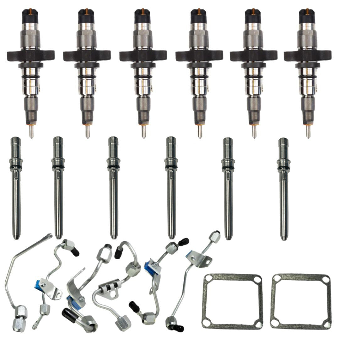 II Reman Stock 5.9 04.5-07 Injector Pack w/Connecting Tubes and Fuel Lines Industrial Injection Industrial Injection