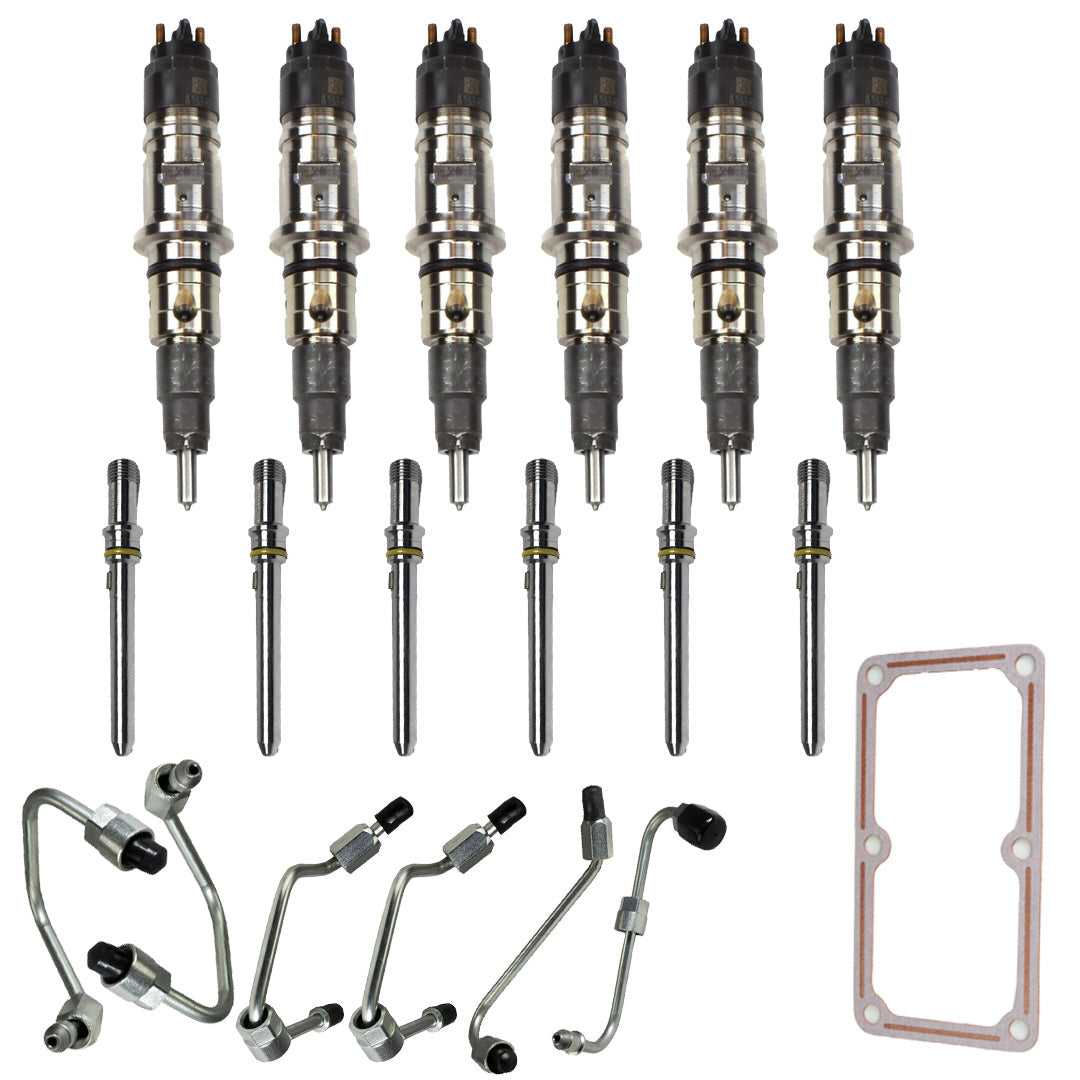 Reman Injector, Stock - 07.5-12 Cummins 6.7L w/Connecting Tube and Fuel Lines Industrial Injection Industrial Injection