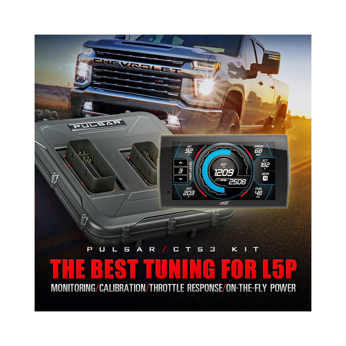 Pulsar V3 6.6L L5P Duramax Pulsar 2017-2019 Chevrolet L5P Duramax Diesel 50 State Legal Edge Products Edge Products