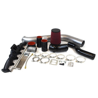 compare product Dodge S300 SX-E 64/68 Single Turbo Kit For 03-07 5.9L Cummins .91 AR Industrial Injection