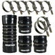 Upgraded Charge Air Cooler Boot Kit, Black - 03-07 Cummins 5.9L, Stock Application Industrial Injection Industrial Injection