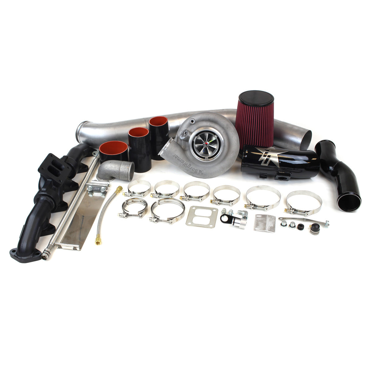 Dodge S300 SX-E 69/74 Single Turbo Kit For 2007.5-2009 6.7L Cummins 1.00 AR Industrial Injection Industrial Injection