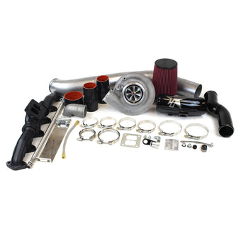 compare product Dodge S300 SX-E 69/74 Single Turbo Kit For 2007.5-2009 6.7L Cummins 1.00 AR Industrial Injection