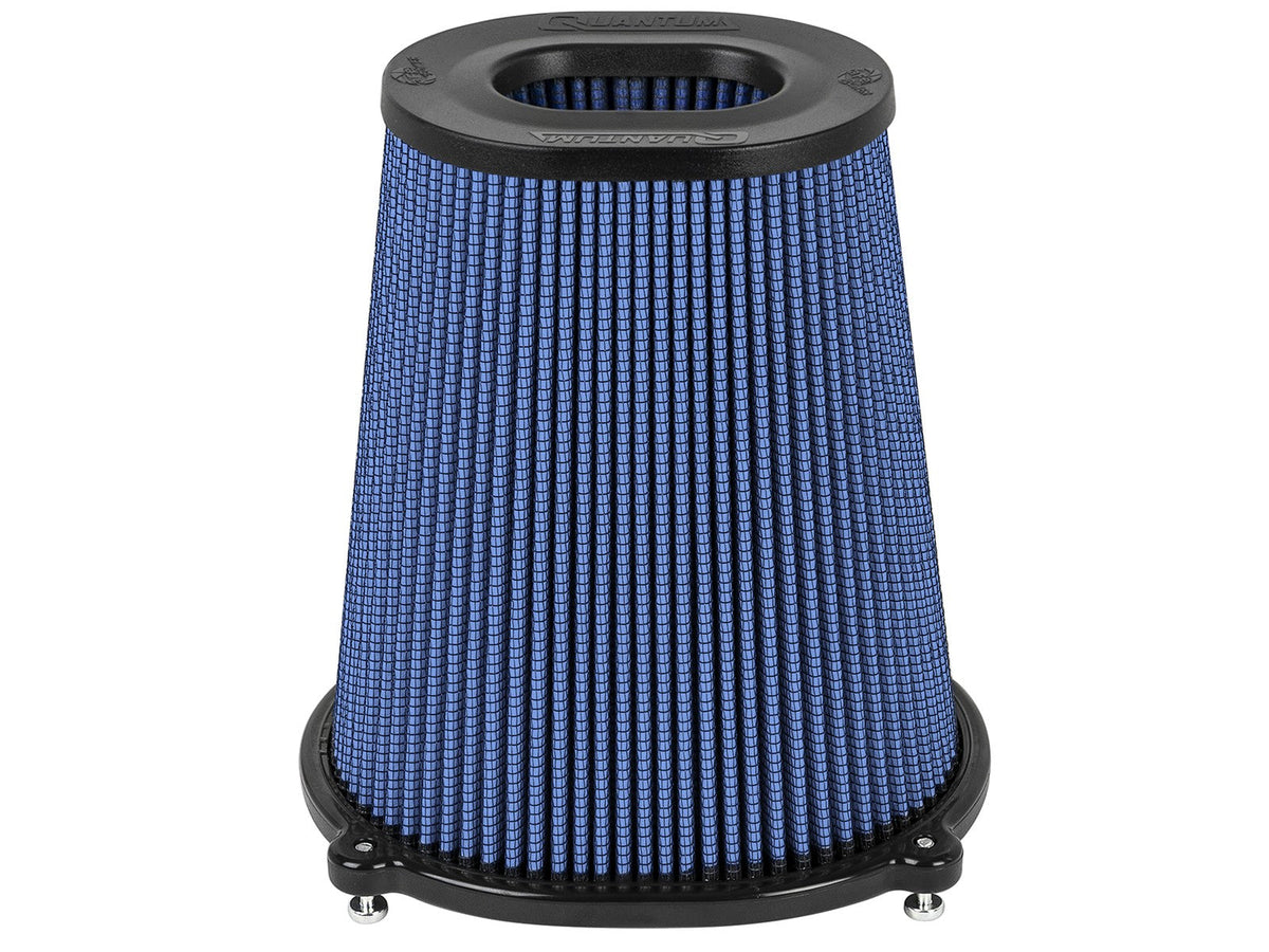 Quantum Intake Replacement Air Filter w/ Pro 5R Media (5-1/2x4-1/4) Inch F x (8-1/2x7-1/4) Inch B x (5-3/4x4-1/2) Inch T x 9 Inch H aFe Power aFe Power