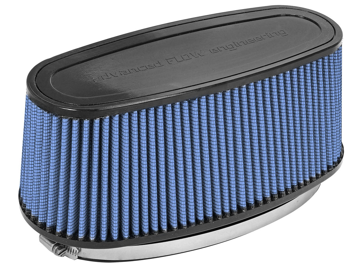 Magnum Force Intake Replacement Air Filter w/ Pro 5R Media (11-3/8x4) Inch F x (14x5-1/2) Inch B x (12x3-1/2) Inch T x 5 Inch H aFe Power aFe Power