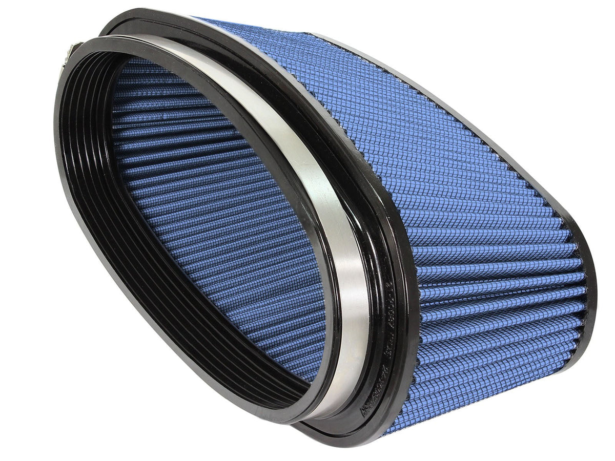 Magnum Force Intake Replacement Air Filter w/ Pro 5R Media (11-3/8x4) Inch F x (14x5-1/2) Inch B x (12x3-1/2) Inch T x 5 Inch H aFe Power aFe Power