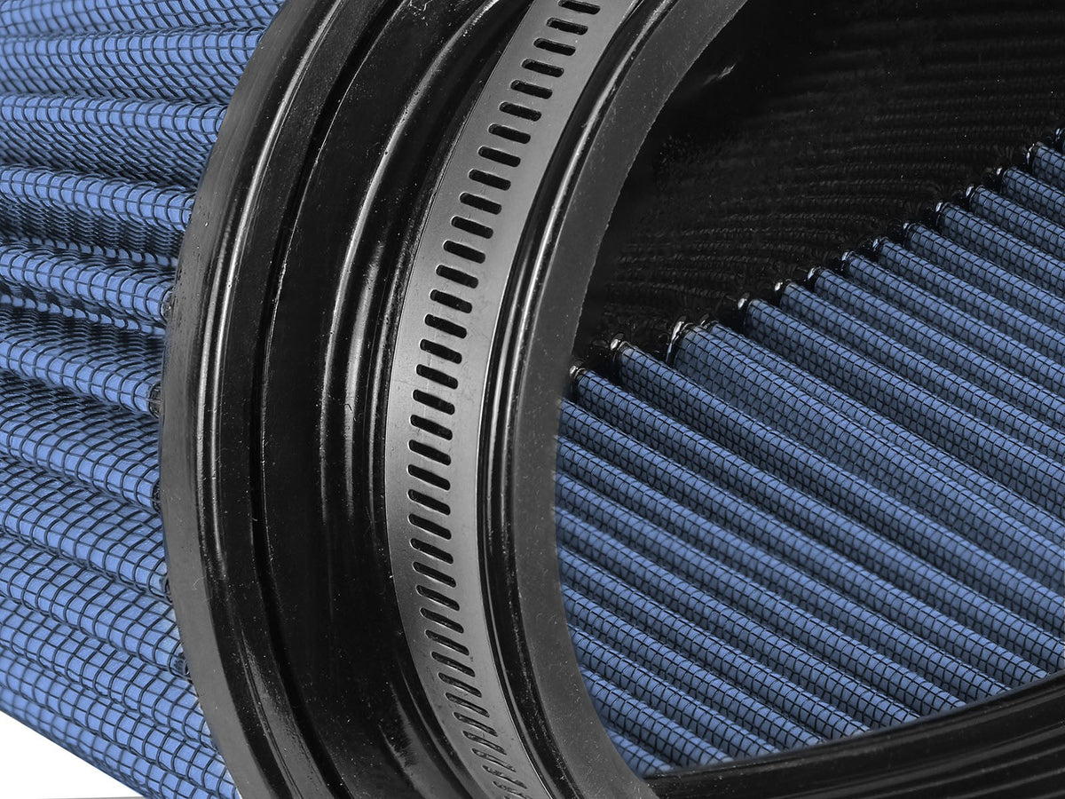 Magnum Force Intake Replacement Air Filter w/ Pro 5R Media (11-3/8x4) Inch F x (14x5-1/2) Inch B x (12x3-1/2) Inch T x 5 Inch H aFe Power aFe Power