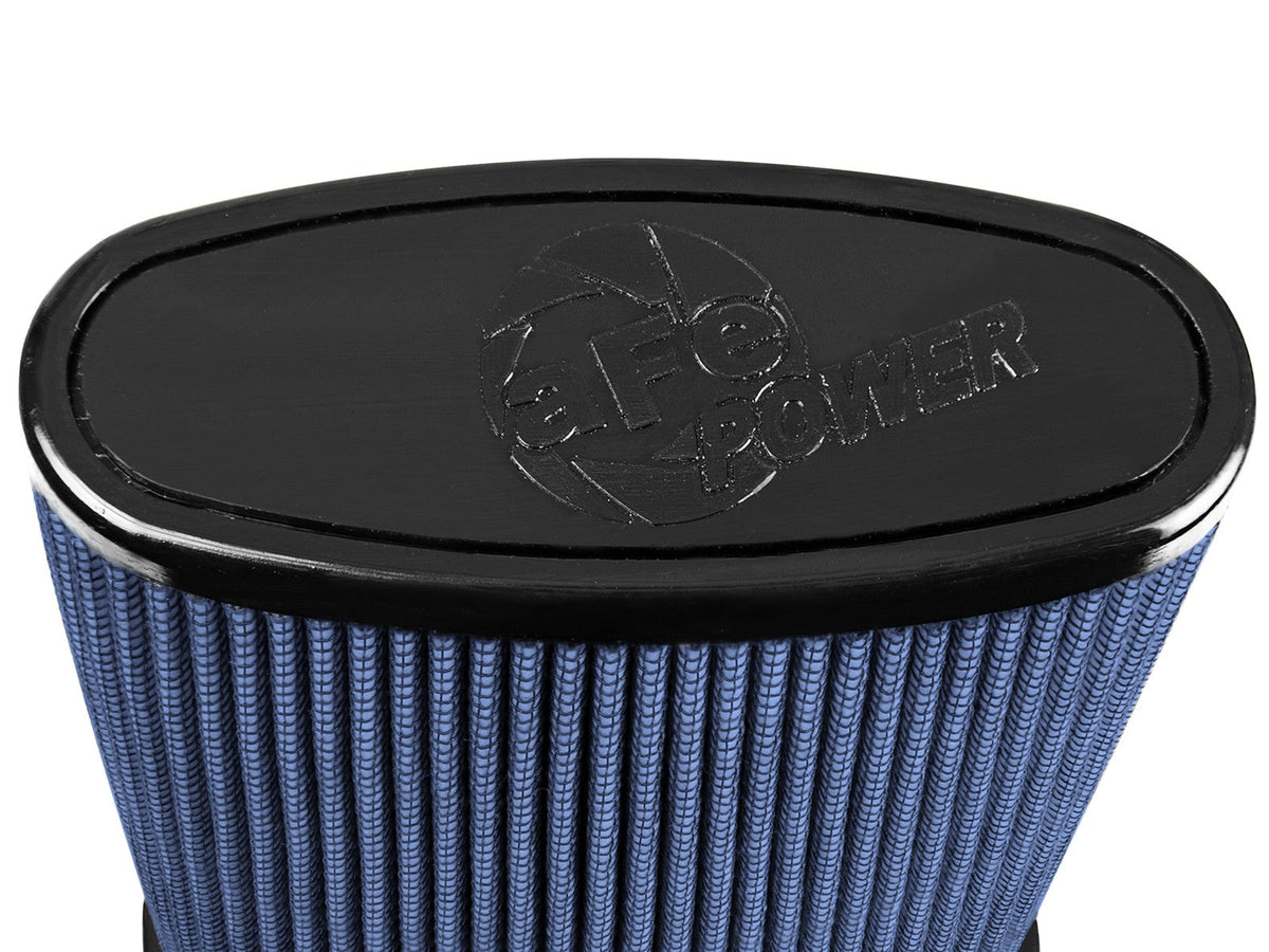 Momentum Intake Replacement Air Filter w/ Pro 5R Media (Pair) (5x2-1/4) Inch F (6-1/4x3-3/4) Inch B (5-1/4x2-1/4) Inch T x 11 Inch H aFe Power aFe Power