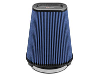 Track Series Intake Replacement Air Filter w/ Pro 5R Media - Carbon Fiber top (7-1/2x5-1/2) Inch F x (9x7) Inch B x (5-3/4x3-3/4) Inch T (Carbon Fiber) x 10 Inch H aFe Power aFe Power