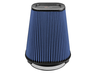 compare product Track Series Intake Replacement Air Filter w/ Pro 5R Media - Carbon Fiber top (7-1/2x5-1/2) Inch F x (9x7) Inch B x (5-3/4x3-3/4) Inch T (Carbon Fiber) x 10 Inch H aFe Power