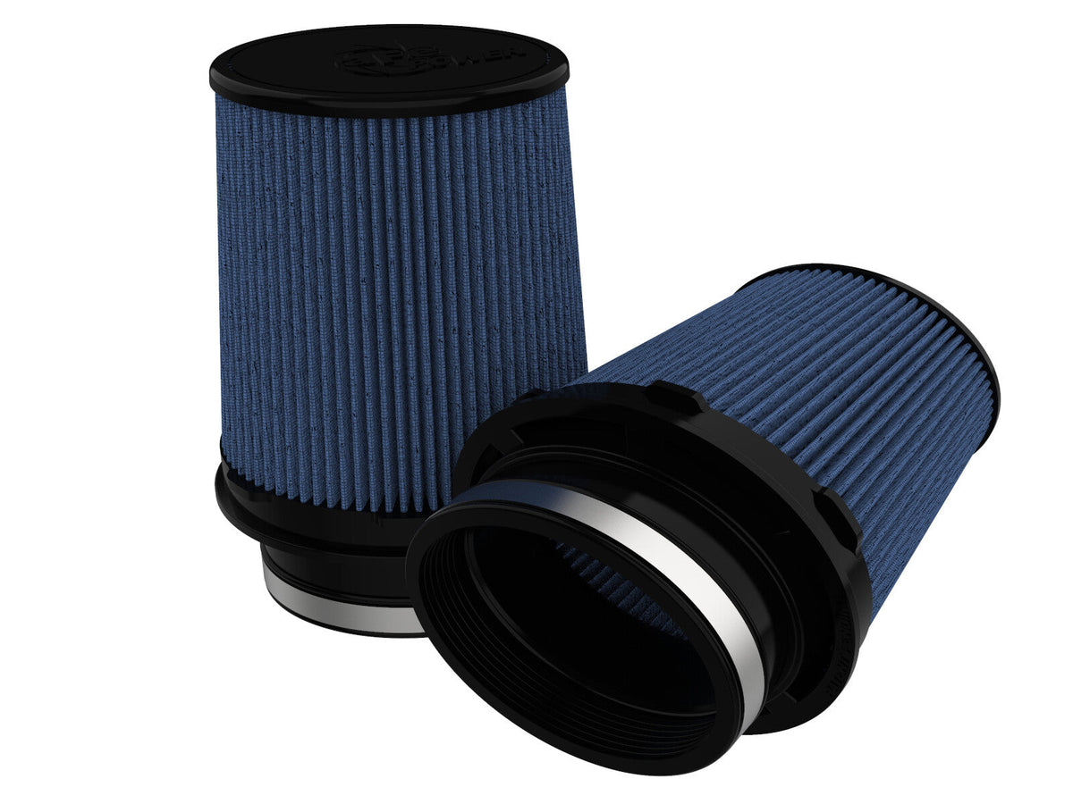 Momentum Intake Replacement Air Filter w/ Pro 5R Media (Pair) (4-1/2x3) Inch F x (6x5) Inch B x (5x3-3/4) Inch T x 7 Inch H aFe Power aFe Power