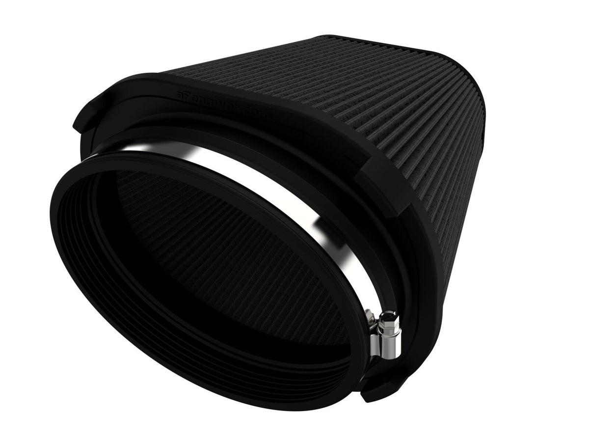 Track Series Intake Replacement Air Filter w/ Black Pro 5R Media (7-1/2x5-1/2) Inch F x (9-1/4x7-1/4) Inch B x (6x4) Inch T x 7 Inch H aFe Power aFe Power