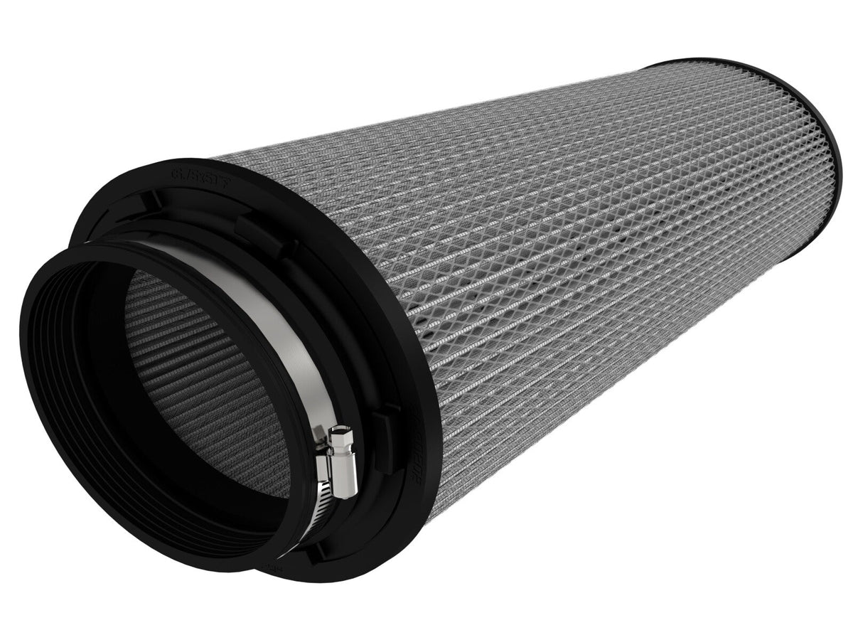 Magnum Force Intake Replacement Air Filter w/ Pro Dry S Media (6-3/4x5) Inch F x (9-1/4x7-1/2) Inch B (7-3/4x6) Inch T x 18 Inch H aFe Power aFe Power