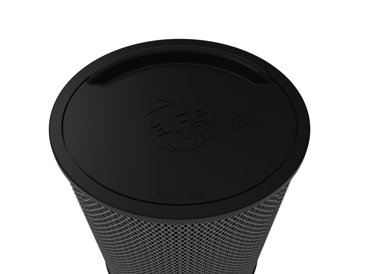 Magnum Force Intake Replacement Air Filter w/ Black Pro 5R Media (6-3/4x5) Inch F x (9-1/4x7-1/2) Inch B (7-3/4x6) Inch T x 18 Inch H aFe Power aFe Power