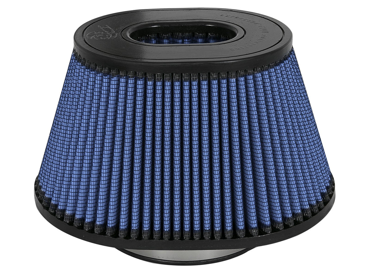Magnum Force Intake Replacement Air Filter w/ Pro 5R Media 5-1/2 Inch F x (7x10) Inch B x (6-3/4x5-1/2) Inch T (Inverted) x 5-3/4 Inch H aFe Power aFe Power