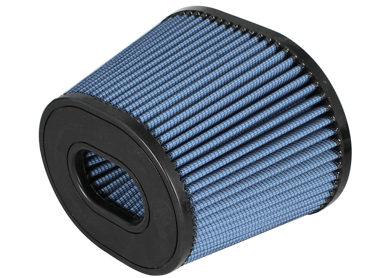 Magnum Force Intake Replacement Air Filter w/ Pro 5R Media 4 Inch F x (9x6-1/2) Inch B x (6-3/4x5-1/2) Inch T (Inverted) x 6-1/8 Inch H aFe Power aFe Power