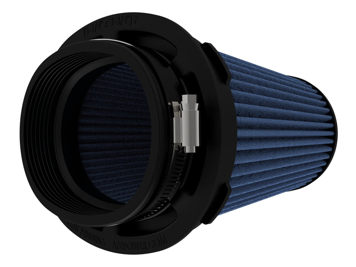 Momentum Intake Replacement Air Filter w/ Pro 5R Media (5-1/4x3-3/4) Inch F x (7-3/8x5-7/8) Inch B x (4-1/2x4) Inch T (Inverted) x 6-3/4 Inch H aFe Power aFe Power