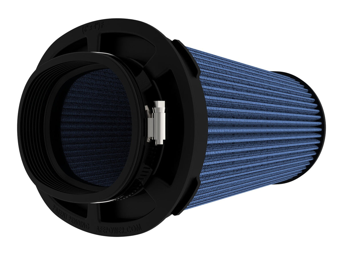 Momentum Intake Replacement Air Filter w/ Pro 5R Media (6x4) Inch F x (8-1/4x6-1/4) Inch B x (7-1/4x5) Inch T (Inverted) x 9 Inch H aFe Power aFe Power