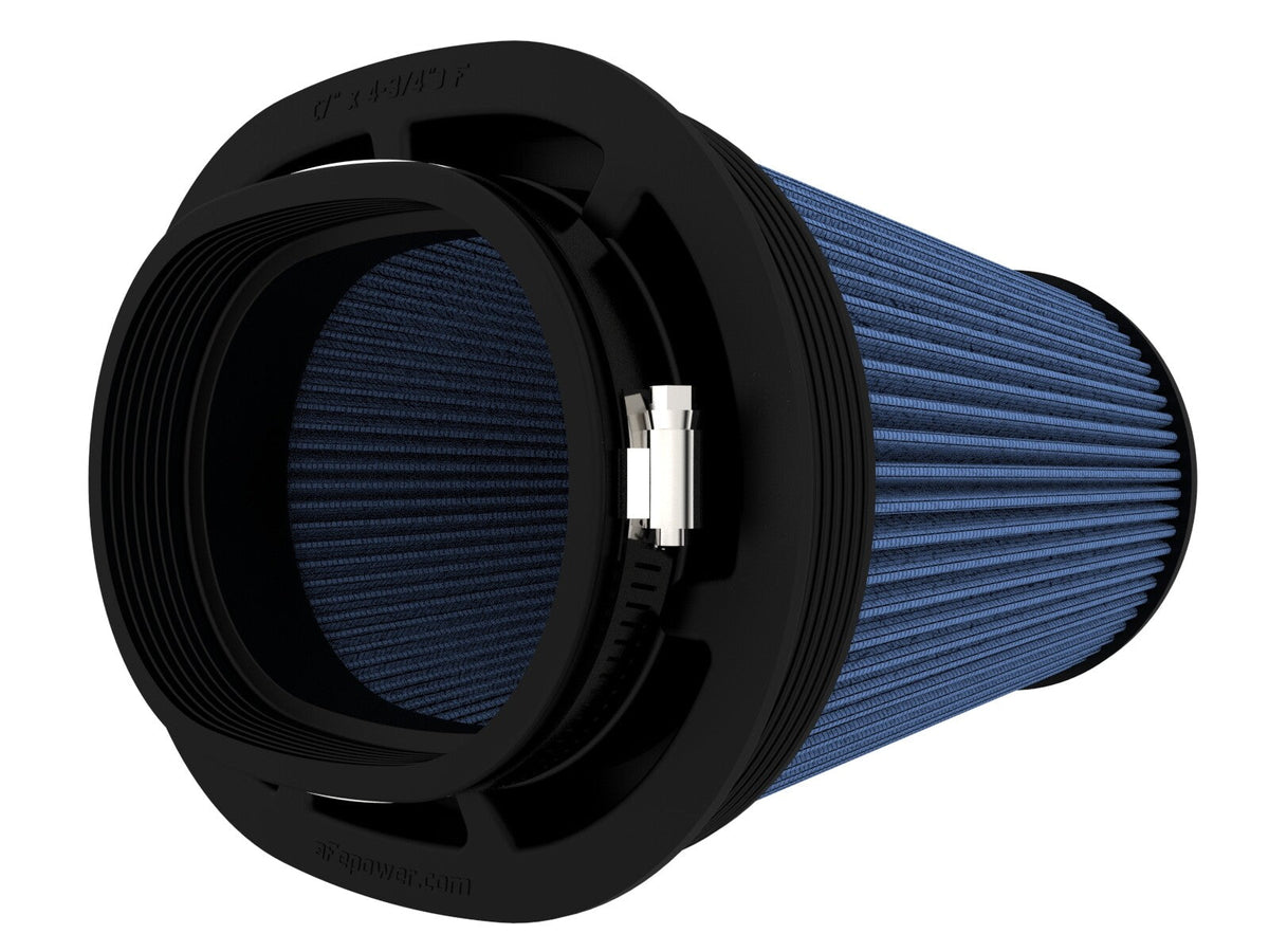 Momentum Intake Replacement Air Filter w/ Pro 5R Media (7x4-3/4) Inch F x (9x7) Inch B x (7-1/4x5) Inch T (Inverted) X 8 Inch H aFe Power aFe Power