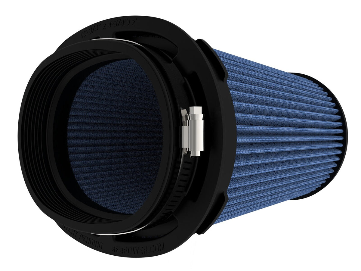 Momentum Intake Replacement Air Filter w/ Pro 5R Media (6-3/4x4-3/4) Inch F x (8-1/4x6-1/4) x (7-1/4x5) Inch T (Inverted) x 7-3/4 Inch H aFe Power aFe Power