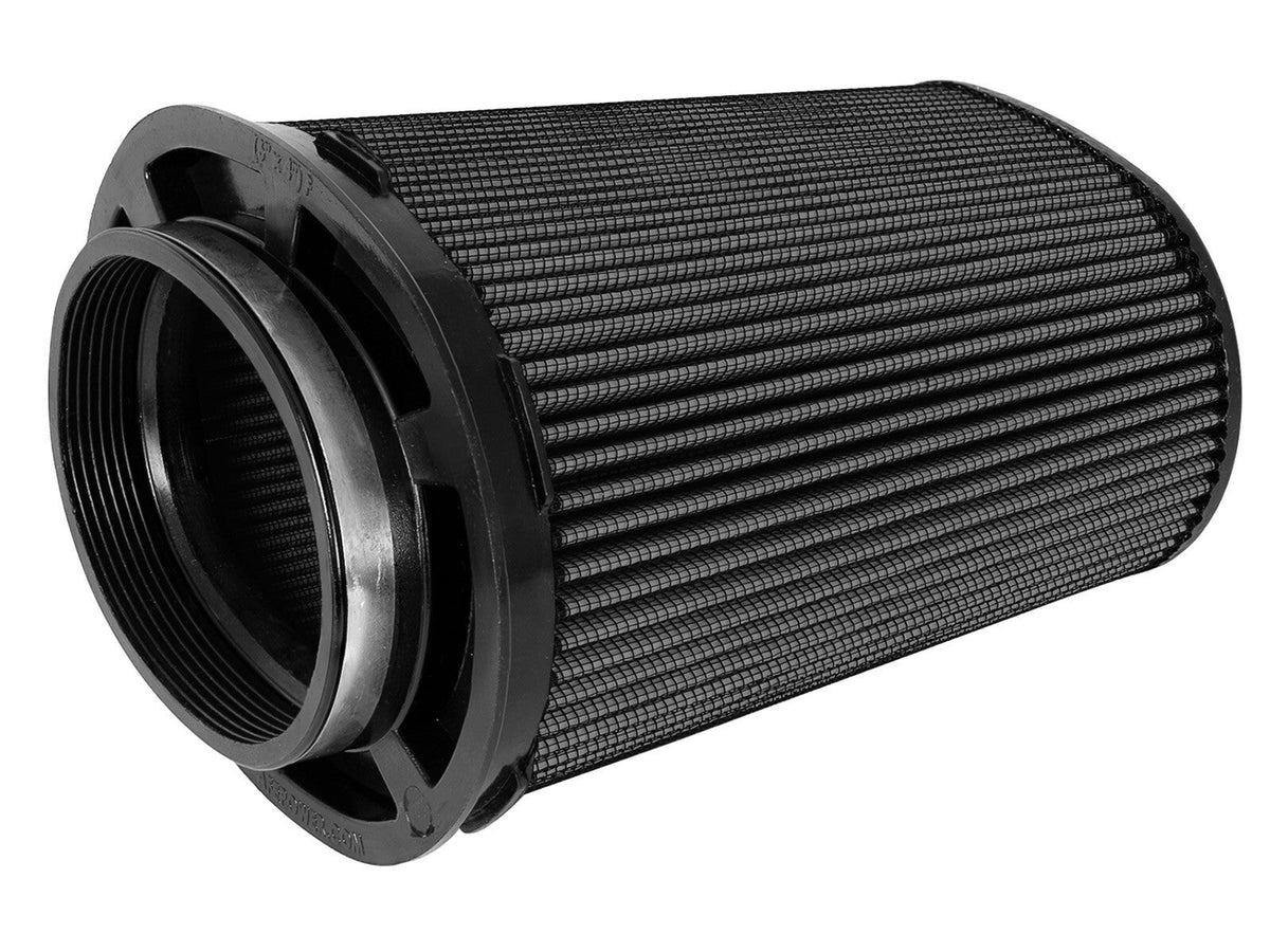 Momentum Intake Replacement Air Filter w/ Black Pro 5R Media (Pair) (6 x 4) Inch F x (8-1/4 x 6-1/4) Inch B x (7-1/4 x 5) Inch T (Inverted) x 10 Inch H aFe Power aFe Power