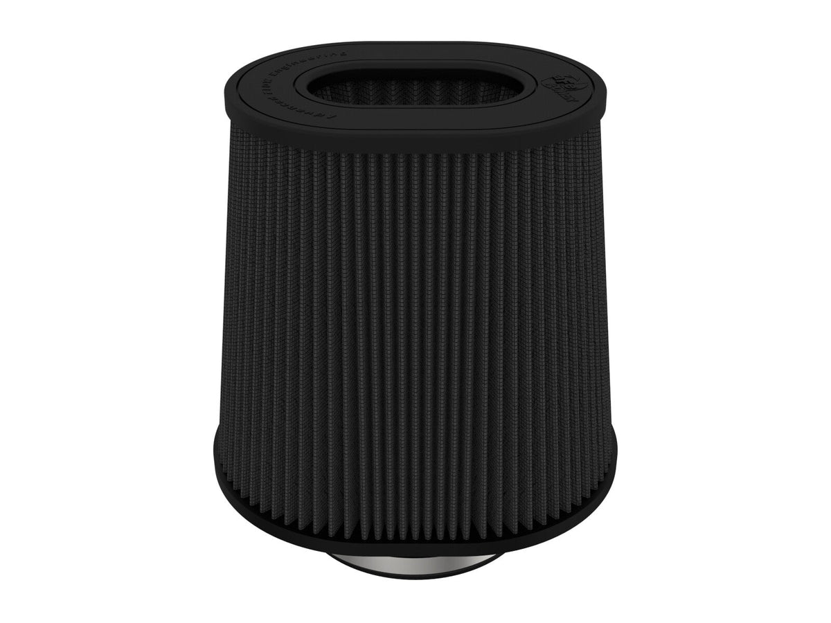 Magnum Force Intake Replacement Air Filter w/ Pro 5R Media 5-1/2 Inch F x (10x8) Inch B x (8x6) T (Inverted) x 9 Inch H Black aFe Power aFe Power