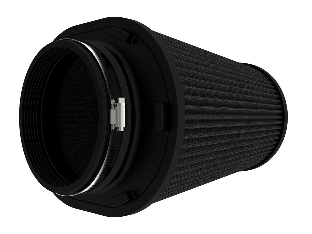 Magnum Force Intake Replacement Air Filter w/ Pro 5R Media 5-1/2 Inch F x (10x8) Inch B x (8x6) T (Inverted) x 9 Inch H Black aFe Power aFe Power