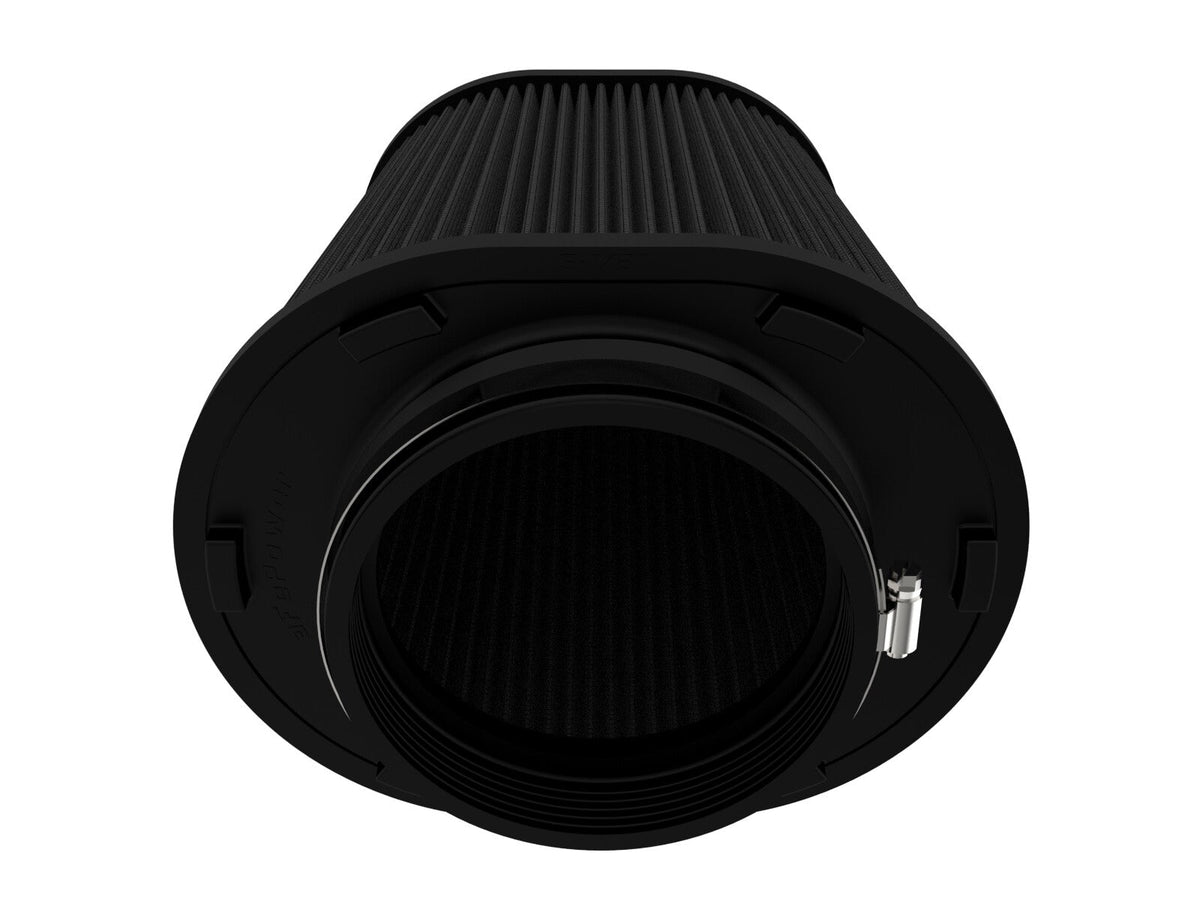 Magnum Force Intake Replacement Air Filter w/ Pro 5R Media 5-1/2 Inch F x (10x8) Inch B x (8x6) T (Inverted) x 9 Inch H Black aFe Power aFe Power