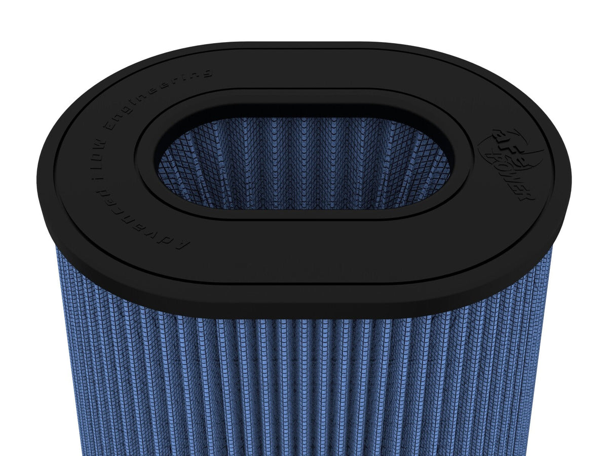Magnum Force Intake Replacement Air Filter w/ Pro 5R Media 5-1/2 Inch F x (10x8) Inch B x (8x6) T (Inverted) x 9 Inch H Blue aFe Power aFe Power