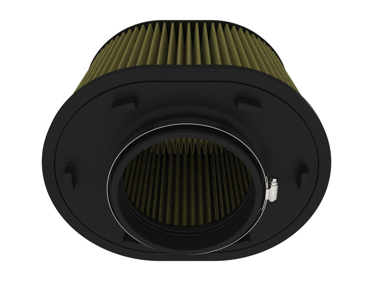 Magnum Force Intake Replacement Air Filter w/ Pro Guard 7 Media 5-1/2 Inch F x (12-1/4x9-3/4) Inch B x (11-1/4x8-3/4) Inch T (Inverted) x 8 Inch H aFe Power aFe Power