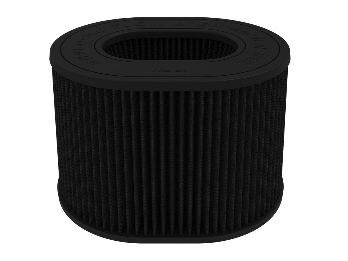 Magnum Force Intake Replacement Air Filter w/ Black Pro 5R Media 5-1/2 Inch F x (12-1/4x9-3/4) Inch B x (11-1/4x8-3/4) Inch T (Inverted) x 8 Inch H aFe Power aFe Power