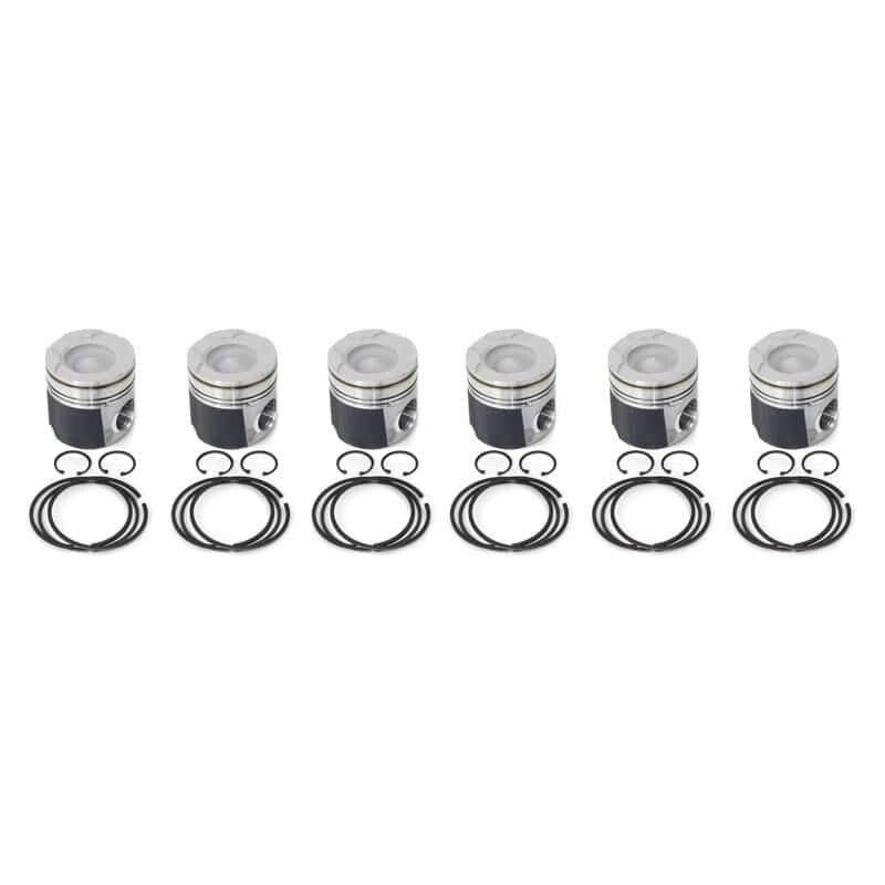 89-98 5.9L Cummins 12V 6BT .040 Over X-Series Pistons (Big Bowl) Industrial Injection Industrial Injection